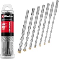 Einhell 7 Piece 160mm SDS Plus 4 Cutter Drill Bit Set Einhell 7 Piece 160mm SDS Plus 4 Cutter Drill Bit Set