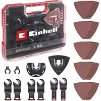 Einhell 35 Piece OIS Oscillating Multi Tool Accessory Set for Wood in XL Plus Case  Einhell 35 Piece OIS Oscillating Multi Tool Accessory Set for Wood in XL Plus Case