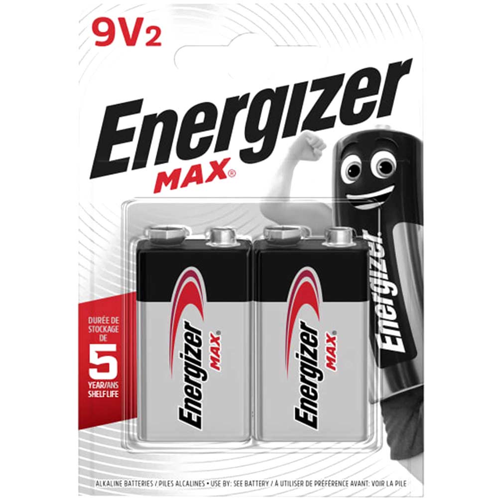 Energizer Max 9v Batteries