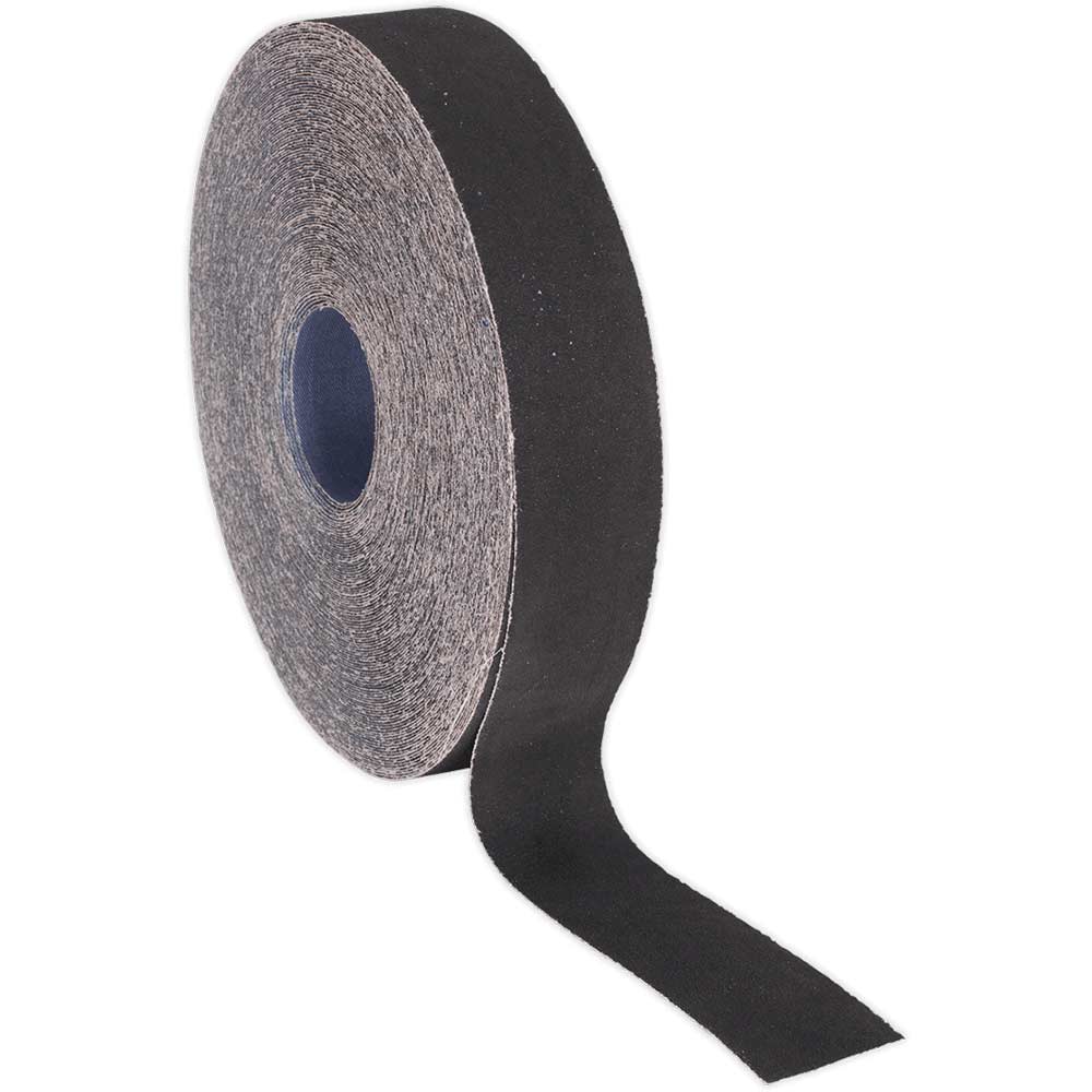 Sealey Blue Emery Roll Twill 25Mm 80G 50M