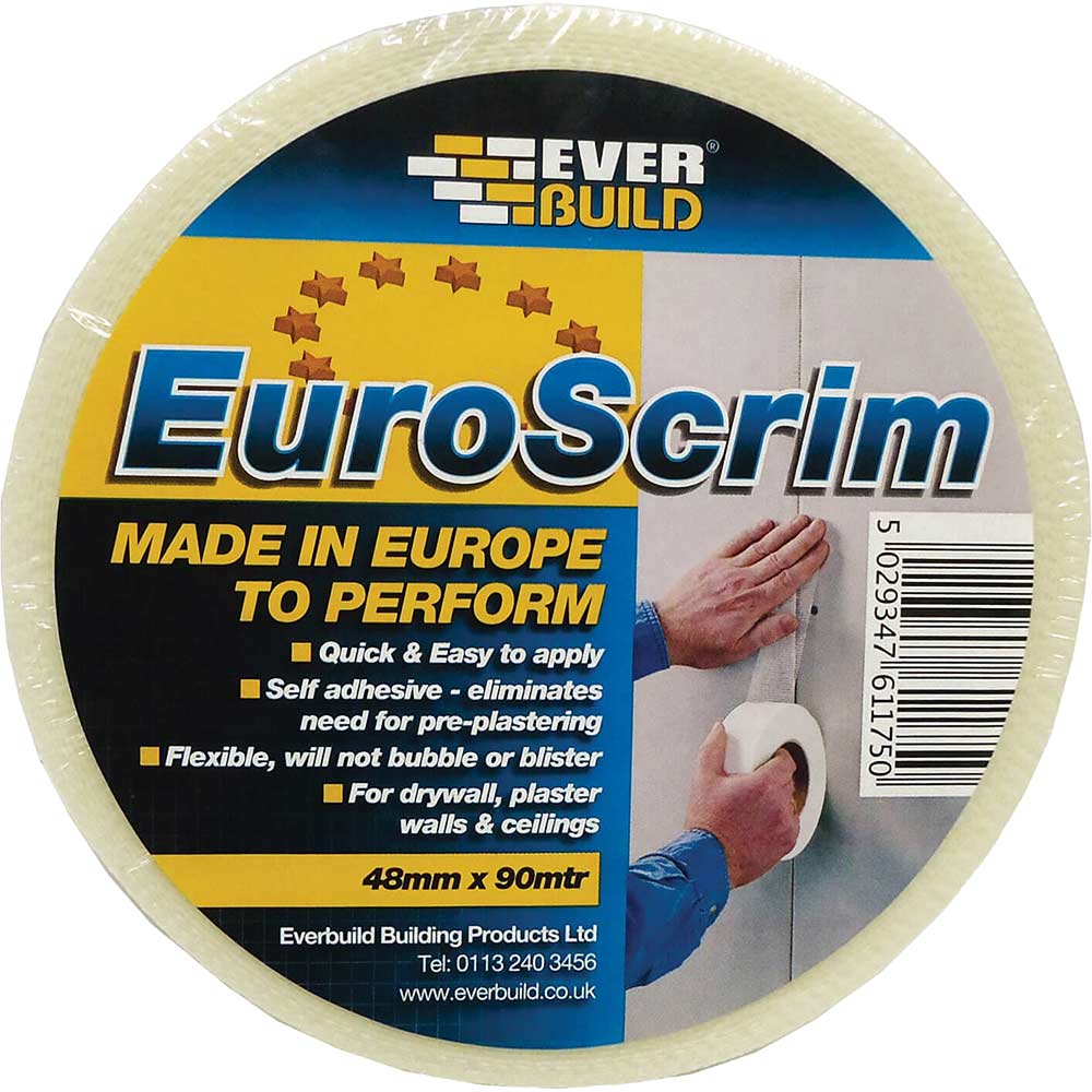 Everbuild Euroscrim Scrim Tape 48Mm 90M