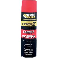 Everbuild Carpet Fix Aerosol Adhesive Everbuild Carpet Fix Aerosol Adhesive