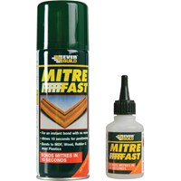 Everbuild Mitre Fast Glue and Activator Bonding Kit Everbuild Mitre Fast Glue and Activator Bonding Kit