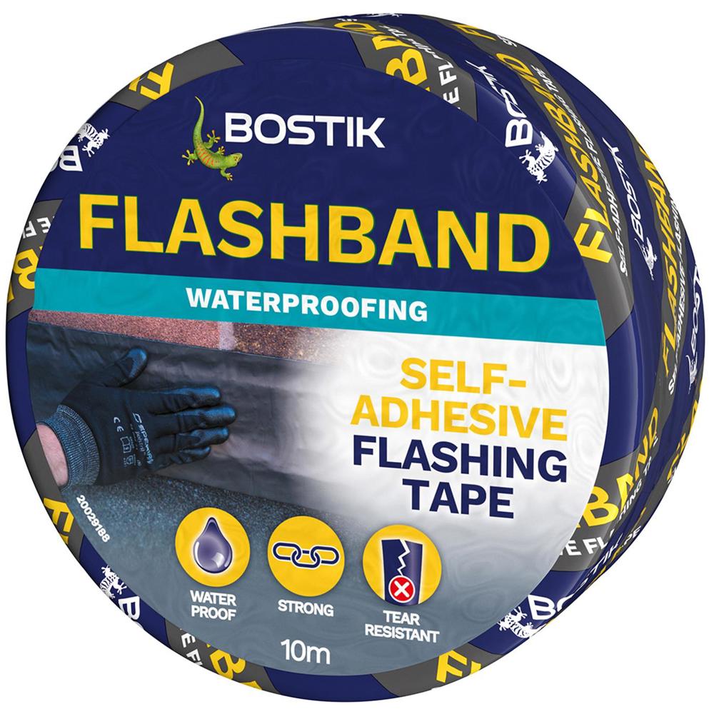 Evo-Stik 30816347 Flashband Roll Grey 100Mm X 10M
