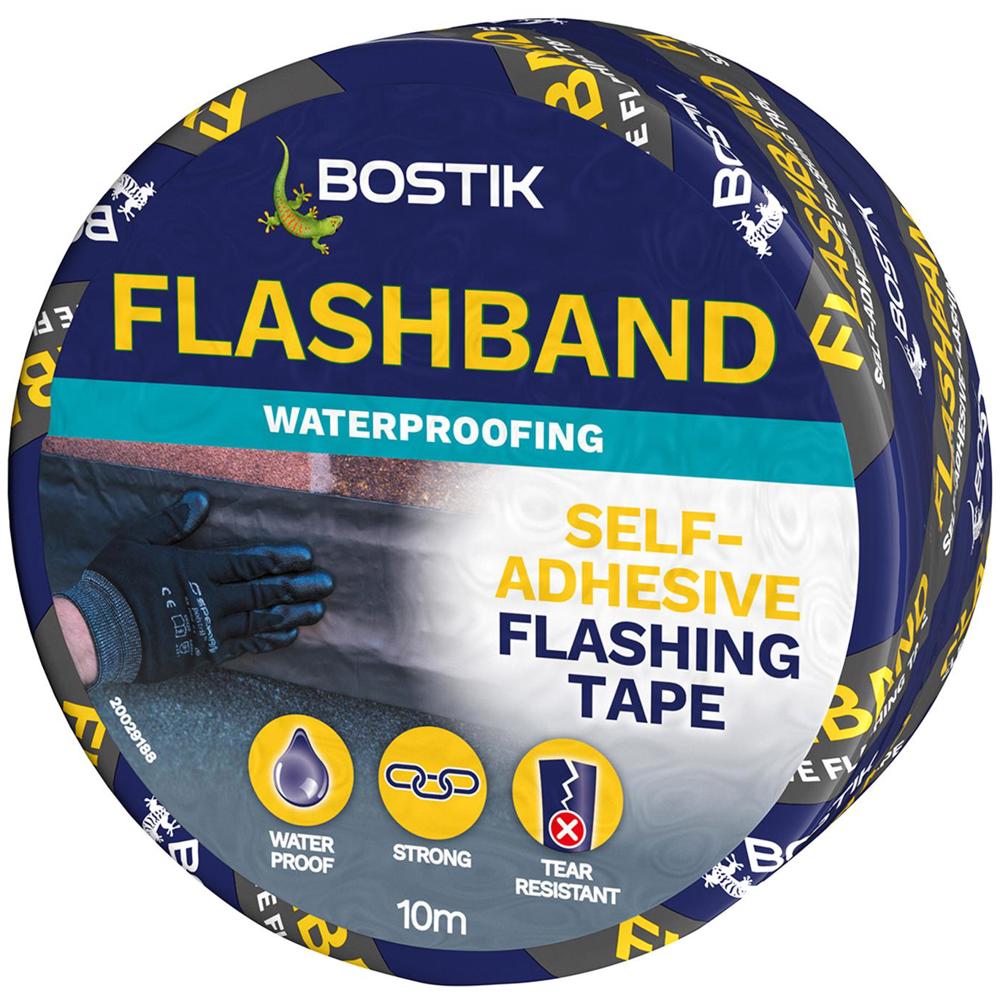 Evostik Grey Evo-Stik Flashband Roll 150Mm 10M