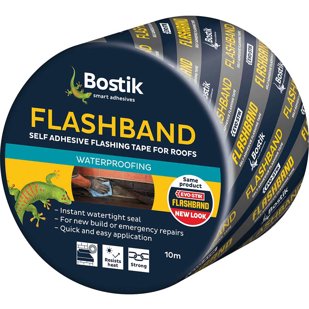 Evostik Grey Evo-Stik Flashband Roll 50Mm 10M