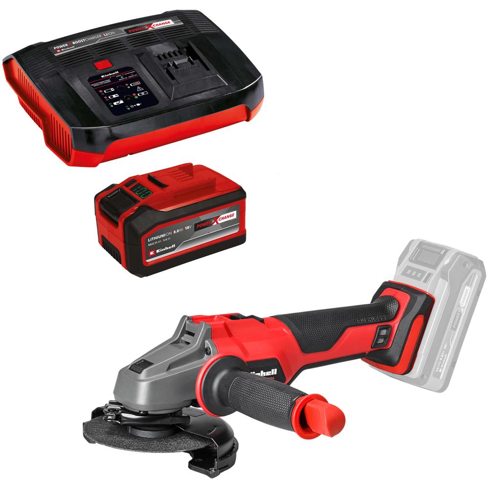 Einhell AXXIO 18/115 Brushless 115mm (1 x 8.0Ah kit)