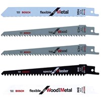 Bosch Genuine 5 Piece Mixed Recipro Saw Blade Set for KEO and Other Garden Saws