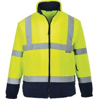 Portwest 2 Tone Hi Vis Fleece Jacket Portwest 2 Tone Hi Vis Fleece Jacket