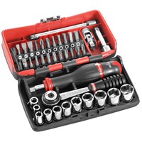 Facom R.2 NANO 38 Piece 1/4" Drive Socket and Bit Set Facom R.2 NANO 38 Piece 1/4" Drive Socket and Bit Set
