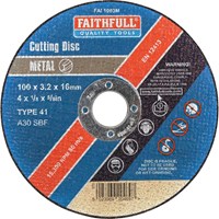 Faithfull Metal Cut Off Disc Faithfull Metal Cut Off Disc