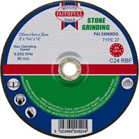 Faithfull Depressed Centre Stone Grinding Disc Faithfull Depressed Centre Stone Grinding Disc