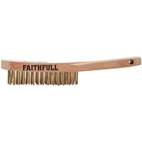 Faithfull Brass Wire Scratch Brush Faithfull Brass Wire Scratch Brush