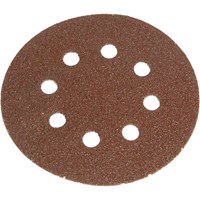 Faithfull 125mm Hook and Loop Perforated Sanding Discs Faithfull 125mm Hook and Loop Perforated Sanding Discs