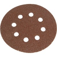 Faithfull 125mm Hook and Loop Perforated Sanding Discs