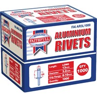 Faithfull Aluminium Pop Rivets
