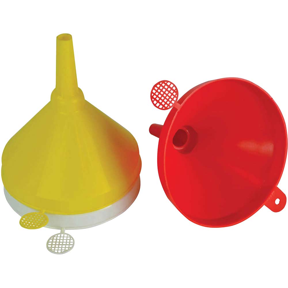 Faithfull 3 Piece Plastic Funnel Set
