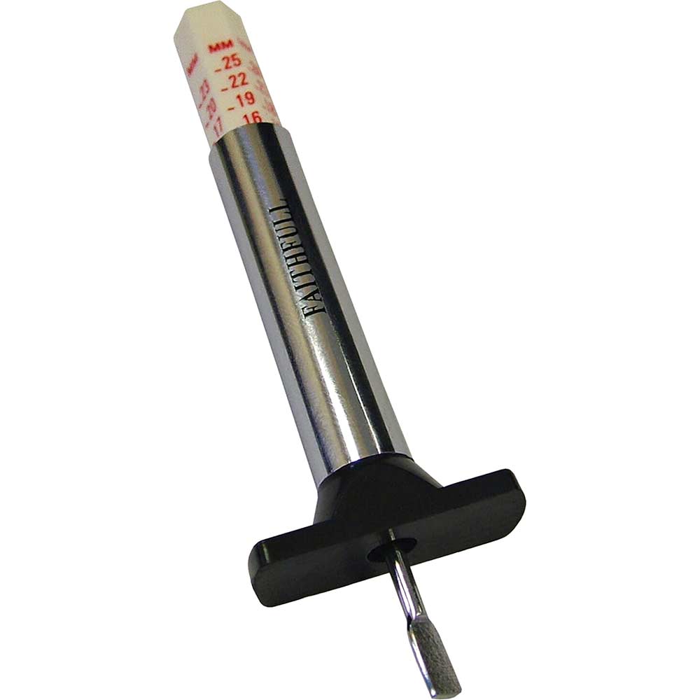 Faithfull Tyre Tread Depth Gauge