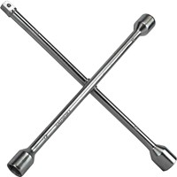 Faithfull Chrome Plated 4 Way Wheel Brace