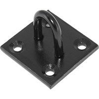 Faithfull Wall Staple On Plate Black Japanned Faithfull Wall Staple On Plate Black Japanned