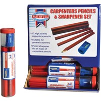 Faithfull Carpenters Pencils and Sharpener