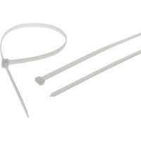 Faithfull Heavy Duty Cable Ties White Pack of 10