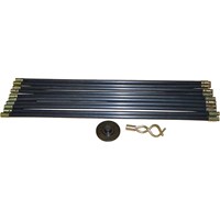 Faithfull 10 Piece Drain Rod Set Faithfull 10 Piece Drain Rod Set