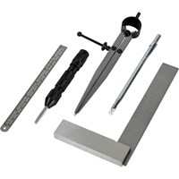 Faithfull 5 Piece Stainless Steel Marking and Measuring Set Faithfull 5 Piece Stainless Steel Marking and Measuring Set
