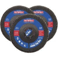 Faithfull Zirconia Abrasive Jumbo Flap Disc