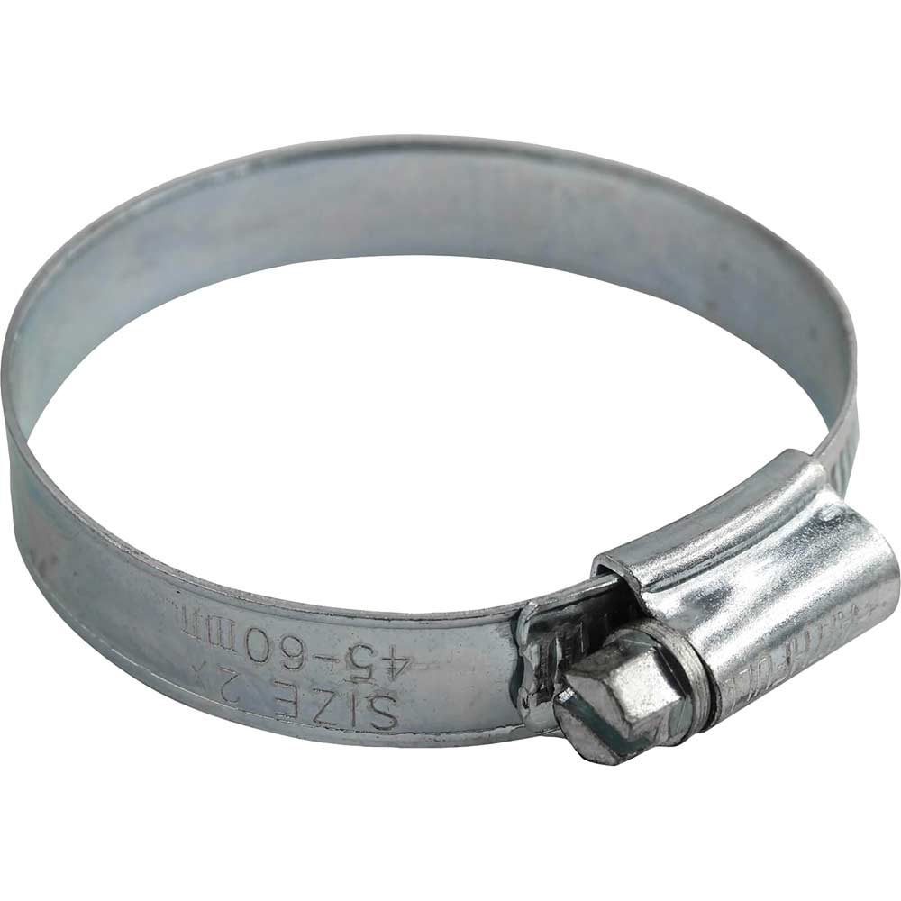 Faithfull 2X Hose Clip - Zinc MSZP 45 - 60mm