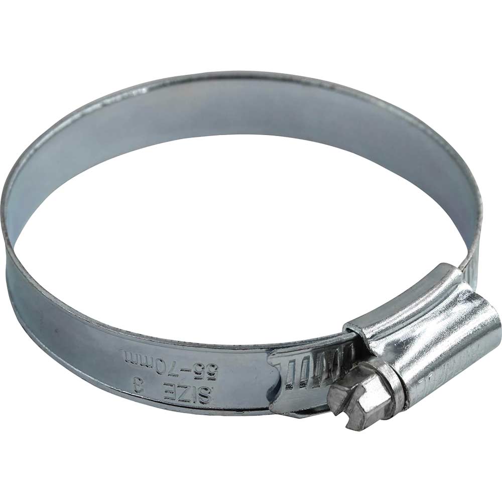 Faithfull 3 Hose Clip - Zinc MSZP 55 - 70mm FAIHC3B