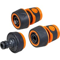 Faithfull 3 Piece Garden Hose Fittings Kit Faithfull 3 Piece Garden Hose Fittings Kit