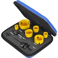 Faithfull 9 Piece Professional Holesaw Kit Faithfull 9 Piece Professional Holesaw Kit