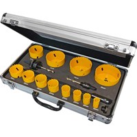 Faithfull 16 Piece Universal Hole Saw Kit Faithfull 16 Piece Universal Hole Saw Kit
