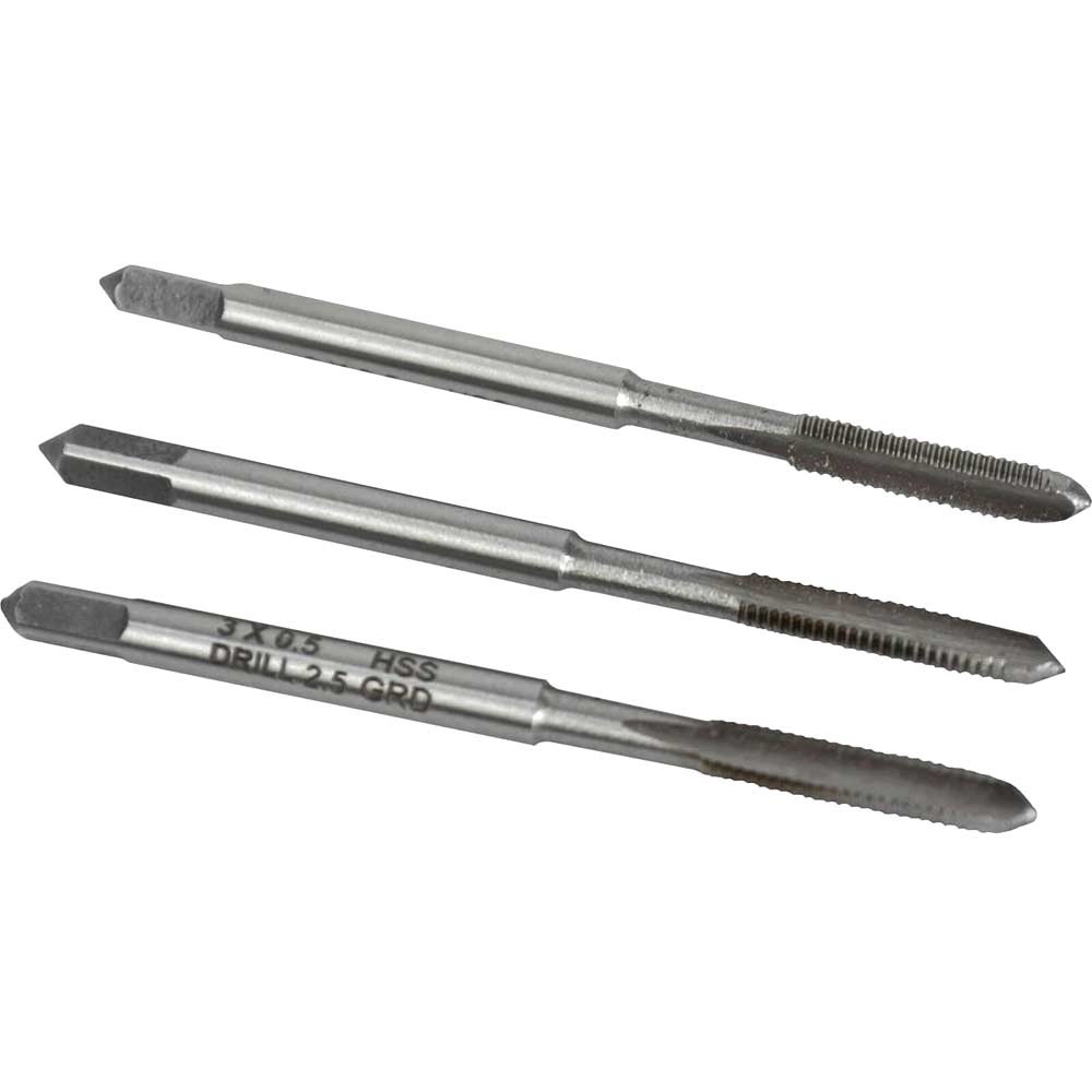 Faithfull Hss Straight Flute Tap Set M3 Set Size 0.5