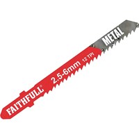 Faithfull T118B Metal Cutting Jigsaw Blades
