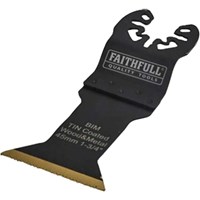 Faithfull MFBM45 BiM Flush Cut Titanium OIS Oscillating Multi Tool Plunge Saw Blade  Faithfull MFBM45 BiM Flush Cut Titanium OIS Oscillating Multi Tool Plunge Saw Blade