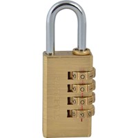 Faithfull Brass Combination Padlock Faithfull Brass Combination Padlock