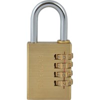 Faithfull Brass Combination Padlock Faithfull Brass Combination Padlock