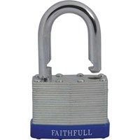 Faithfull Laminated Steel Padlock