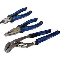 Faithfull 3 Piece Soft Grip Pliers Set Faithfull 3 Piece Soft Grip Pliers Set