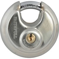 Faithfull Stainless Steel Discus Padlock Faithfull Stainless Steel Discus Padlock
