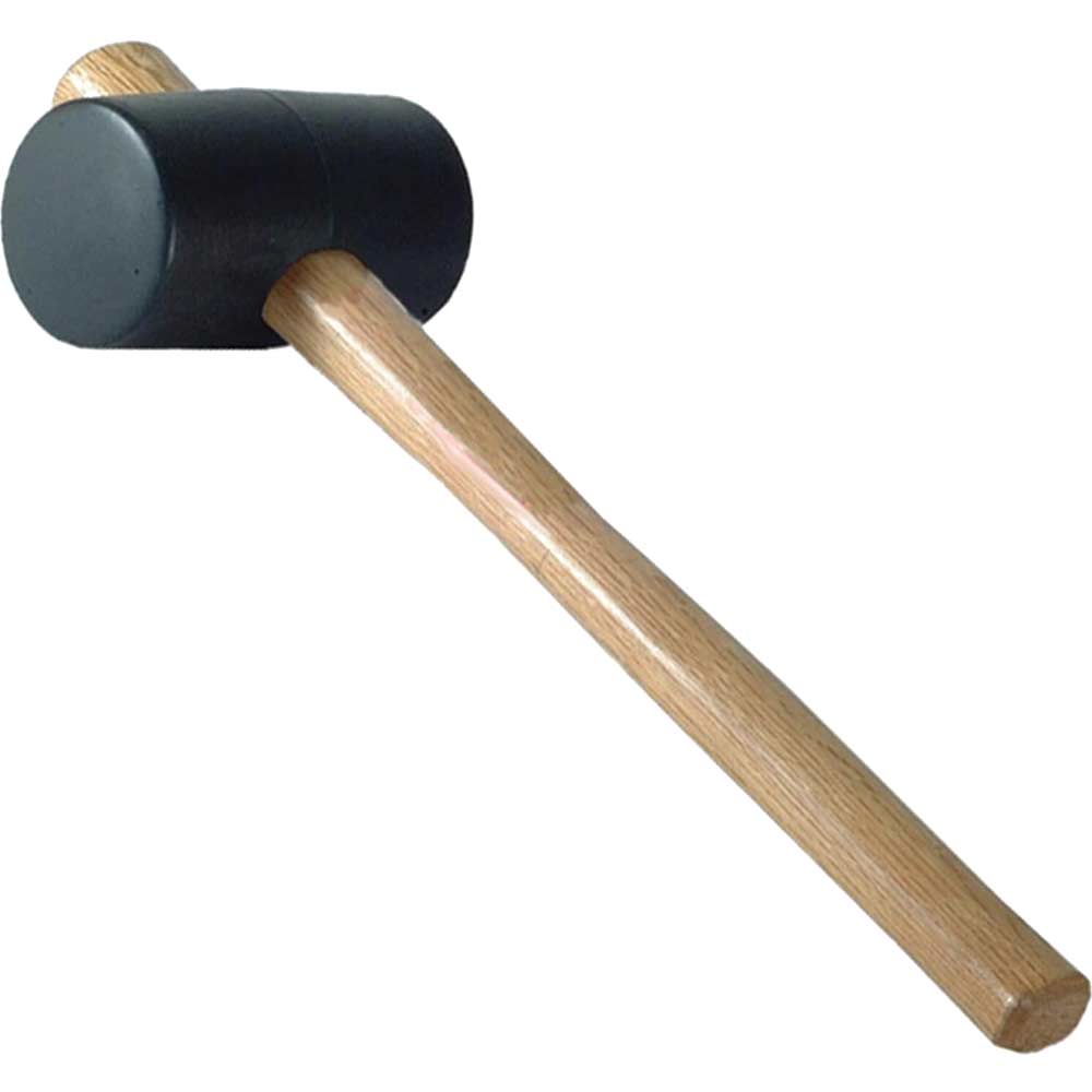 Faithfull Black Rubber Mallet 680G