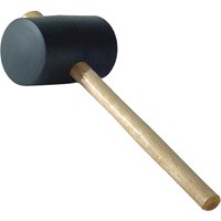 Faithfull Black Rubber Mallet