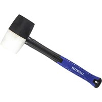 Faithfull Black & White Fibreglass Combination Mallet