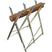 Faithfull Folding Galvanised Log Saw Horse Faithfull Folding Galvanised Log Saw Horse