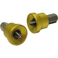 Faithfull Phillips No 2 Bit Drywall Adaptors Pack of 2 Faithfull Phillips No 2 Bit Drywall Adaptors Pack of 2