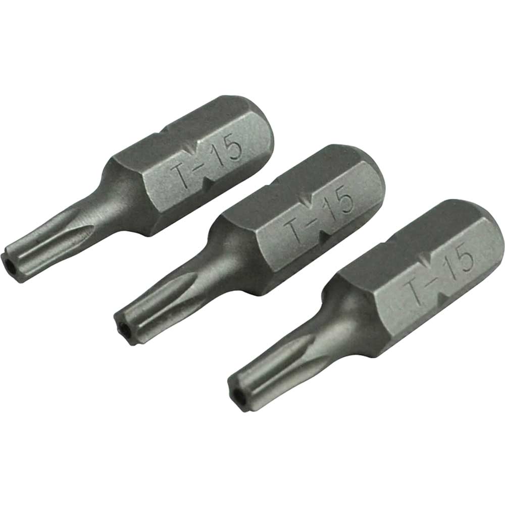 Faithfull S2 Security Torx Screwdriver Bits Small