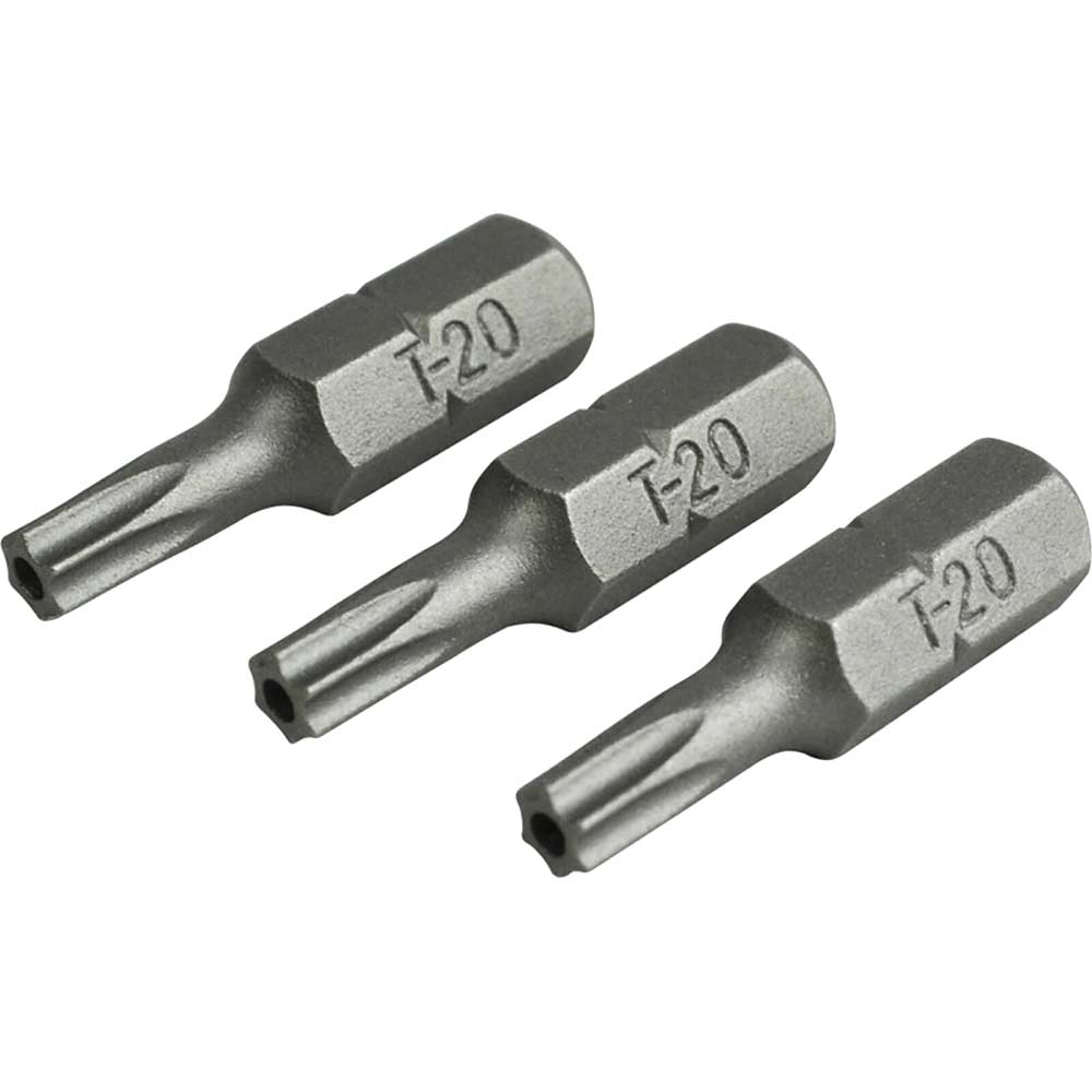 Faithfull S2 Security Torx Screwdriver Bits Small