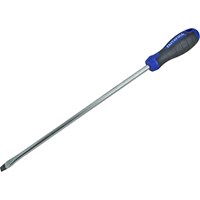 Faithfull Soft Grip Flared Slotted Tip Screwdriver